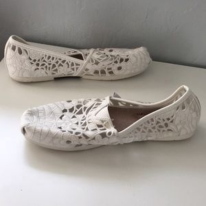 Skechers Bobs - White Lace - 8